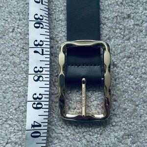 Steve Madden small Brown Belt with Gold Buckle